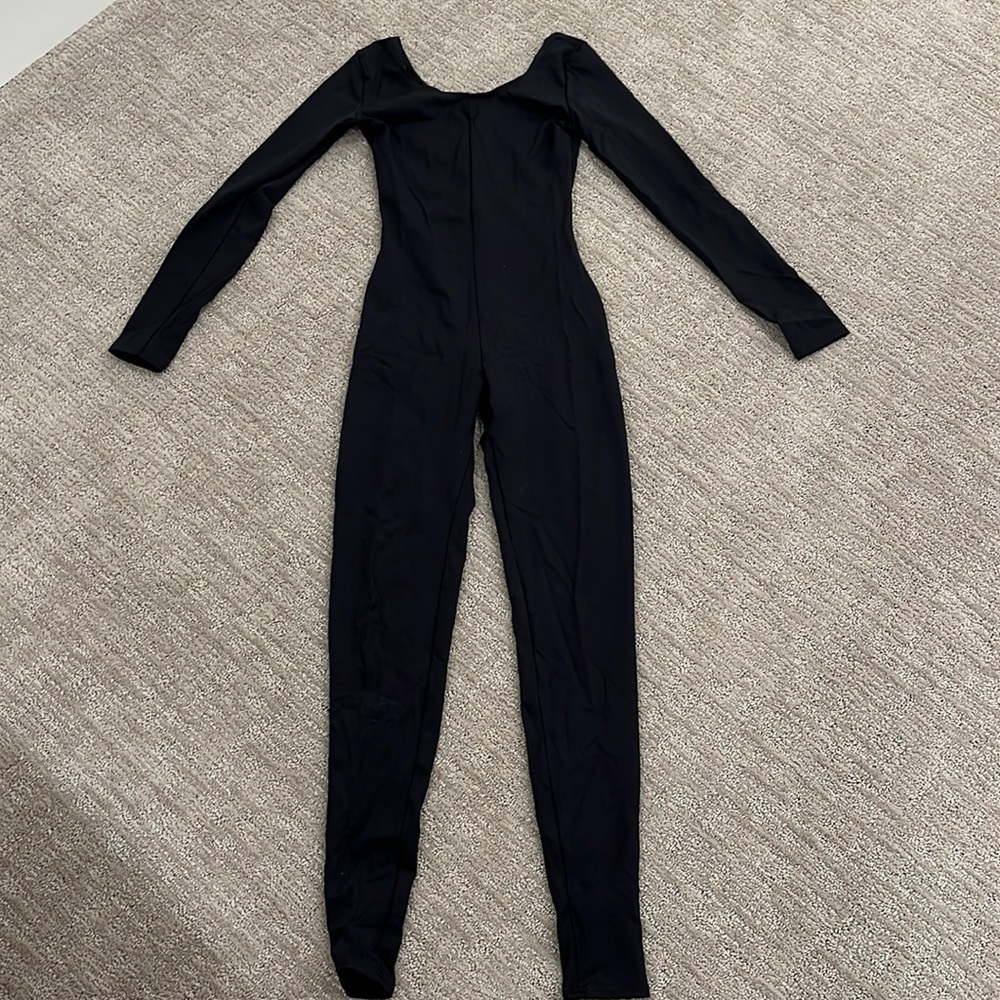 Capezio Black Full-Body Jumpsuit - Picture 2 of 2